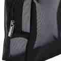 Black Mesh Makeup Bag See Through Zipper Pouch Travel Cosmetic and Toiletries Organizer Bags Pack of 6(S,M,L).