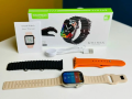 KW2 Max Smart Watch with Bluetooth Calling, 2.02 Inch Display, Rugged Design, Health Tracking, NFC, and Three Bands.