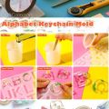 English Alphabet Epoxy Resin Molds Mixed Style Silicone Casting Molds For DIY Jewelry Making Findings Supplies Accessories. 