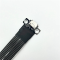 External Extension Cable W/Full-Height Baffle PCIE 4.0 X4 Gen4 M. 2 NVMe to SFF-8611/8612 Adapter OCuLink Graphics Card. 