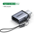 Ugreen USB C Adapter USB 3.0 Male to USB Type C Micro Female Adapter for Laptop Samsung Xiaomi 10 Earphone USB C to USB Adapter. 