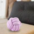 Soft Knot Ball Pillow Round Cushion Toy Throw Pillow for Chairs Bed Car Office.