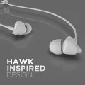 Bassheads 100 Wired Earphone with 10mm Dynamic Driver, Hawk Inspired Design, Super Extra Bass. 