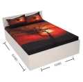 Digital Home tex Luxury Panel Fashionable Bed Sheet for Home Decoration from Clothika.