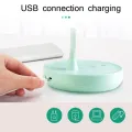 YAGE T119C Rechargeable USB Table Desk Lamp 3 Mode White Warm Eye Protection Care Soft Light LED Reading Night Touch Control.