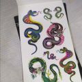 Tattoos Special Design Temporary Tattoos Body Art Sticker combo 2pcs. 