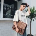 Crazy Horse Artificial Leather Business Handbag Laptop Briefcases for Men Leather Casual Men Bag Messenger Shoulder Bags Man. 