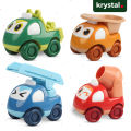 【Krystal】 Cute Inertia Car Toy Anti-Collision, 1 Piece, Safe & Durable Push-Go Car for Kids Ages 3+, Fun Learning Gift. 