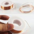 T2 100% Pure Copper Wire Copper Coil Conductive Copper Wire, Superfine Copper Wire, 0.1 0.2 0.3 0.4 0.5 1.0 1.5 2.0~5mm 1/5M.