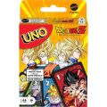 Mattel Games UNO Dragon Ball Z Card Game for Family Night Featuring Tv Show Themed Graphics and a Special Rule for 2-10 Players. 