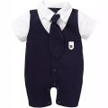 Baby boy short sleeve gentleman tie haga suit amazon. 