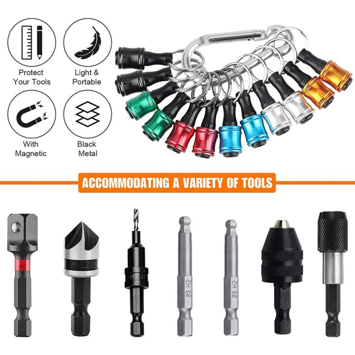 12PCS%201/4Inch%20Hex%20Screwdriver%20Bits%20Holder%20Extension(6%20Colors)%20-%20Image%207