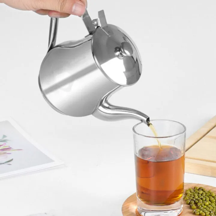 410ml%20Stainless%20Steel%20Oil%20Tank%20Large%20Capacity%20Oil%20Bottle%20Kitchen%20Oil%20Filter%20Pot%20Soy%20Sauce%20Vinegar%20Container%20Coffee%20Pot%20-%20Image%203