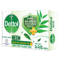 Dettol Soap Neem with Pure Neem Oil Bathing Shower Bar 125g. 