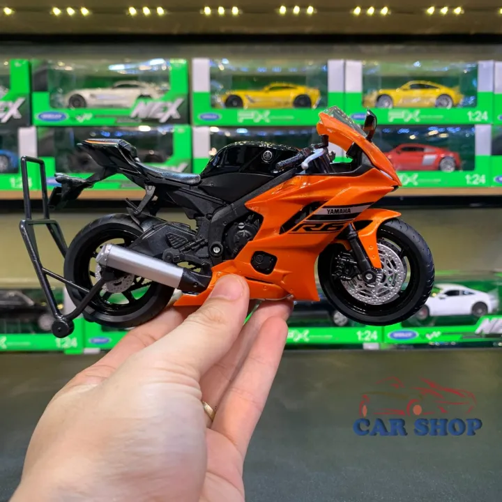 WELLY%201:12%202020%20YAMAHA%20YZF-R6%20Die-Cast%20Vehicles%20Motorcycle%20Toys%20for%20Gift%20Collection%20-%20Image%205