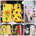 Phone Case For Samsung Galaxy A04 A04e M04 A0 4e M 04 Silicone Soft TPU Fashion Flower Girl Back Cover For Samsung A 04 e Fundas. 