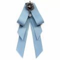 Vintage Bow Tie Cameo Ladies Head Diamond Ribbon Tassel Brooch Chic Girls Elegant Jewelry Collar Pin Girl Cravat Gift for Men. 