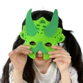 11pcs/set Dinosaur Party Masks Elastic Felt Child Maques Foam Dragon Face Mask for Kids Themed Masquerade Halloween Party Gift. 