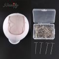 Nunify 50 Pcs T-Pins For Wig Pins Wig Making Tools Wig Accessories T Pins Needle Mannequin Head Wig Stand Sewing Cord And Crafts. 