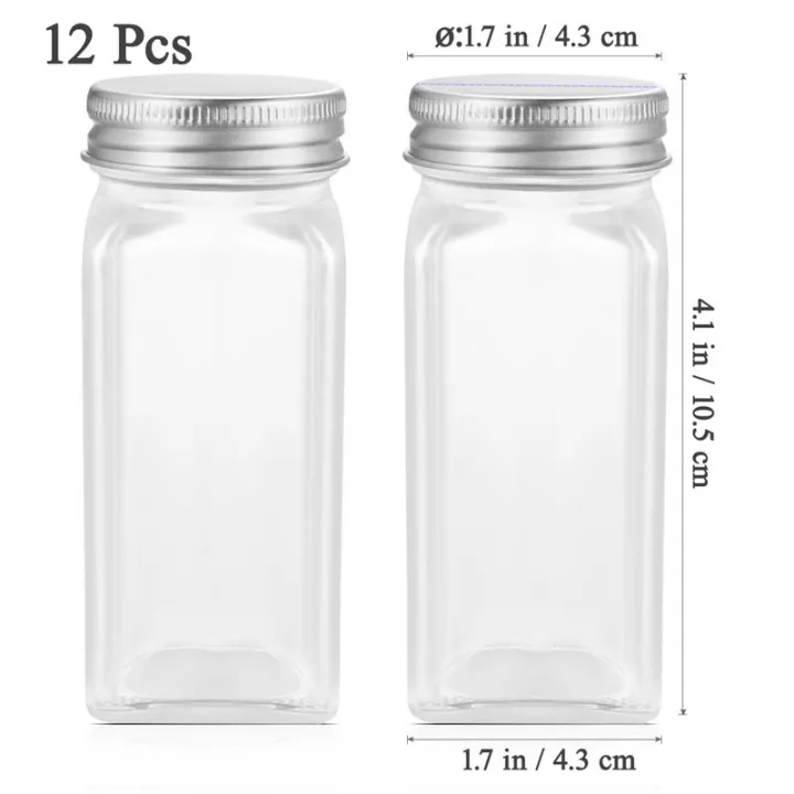 BESTONZON%2012PCS%20Spice%20Jars%20Square%20Glass%20Containers%20Seasoning%20Bottle%20Kitchen%20and%20Outdoor%20Camping%20Condiment%20Containers%20-%20Image%206
