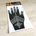 Henna Sticker Mehndi Bridal Tatto Design Waterproof Stencils Reusable 1 Pair = 2 Pieces. 