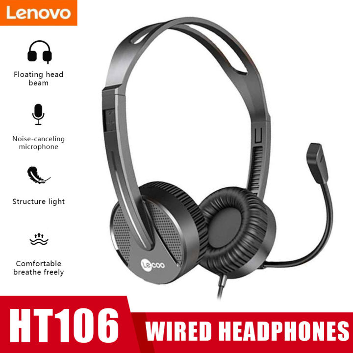 Lenovo%20Lecoo%20HT106%203.5mm%20Wired%20Gaming%20Headset%20with%20Mic%20Noise%20Reduction%20Earphone%20Stereo%20Over%20Head%20Earphone%20for%20Online%20Class%20-%20Image%202