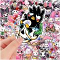 10/30/58pcs Dopamine Hello Kitty Pochacco Sanrio Stickers Kawaii Girls Sticker Decorative Scrapbooking Laptop Car Decal Toy Gift.