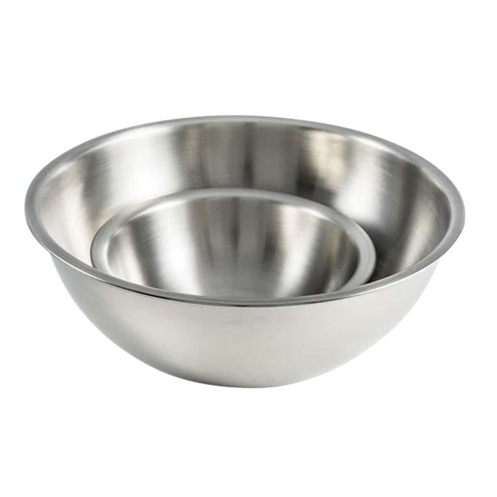 Stainless Steel Mixing Bowl - 18cm - Silver