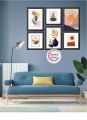 Home decoration Glass wall frame Best quality ever - wallmate frame 6pc Set. 