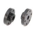 2PCS Rigid Flange Coupling Motor Guide Shaft Coupler, Universal Aluminum MOUNTING HUB for 6mm Shaft Pair with M3 Thread. 