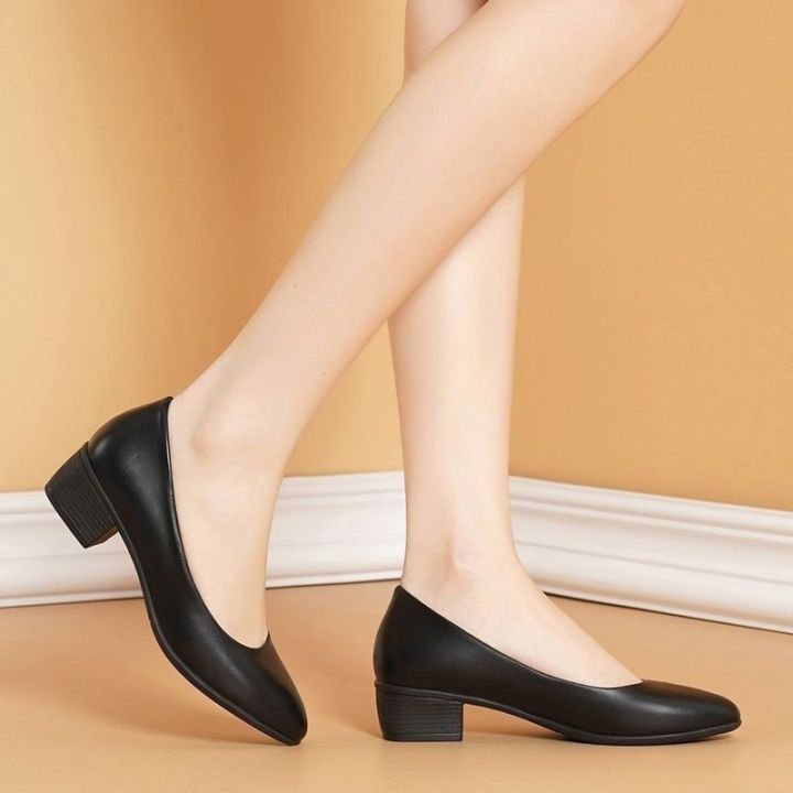 Comfortable%20professional%20shoes,%20work%20shoes,%20formal%20wear,%20etiquette,%20interview%20shoes,%20women's%20small%20leather%20shoes,%20single%20shoes,%20mid-heel%20black%20shoes%20-%20Image%202