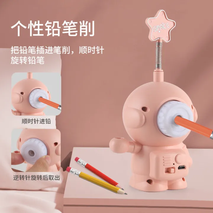 Cartoon%20Astronaut%20SpacemanLEDPencil%20Sharper%20Table%20Lamp%20Children's%20Eye%20Protection%20Bedside%20Lamp%20Ambience%20Light%20Seven-Color%20Night%20Light%20-%20Image%204