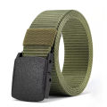 【Factory-direct】 Self-buckled men's nylon belt Army tactical belt Men's military canvas belt Cummerbunds high-quality shoulder belt.