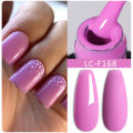 LILYCUTE Pink Purple Color Gel Nail Polish Spring Summer Semi Permanent For Manicure Soak Off Nail Art Gel Varnish.