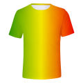 Neon T-shirt men/women Summer Green T shirt boy/girl solid Colour tops rainbow streetwear tee Colourful 3D printed kids shirt. 