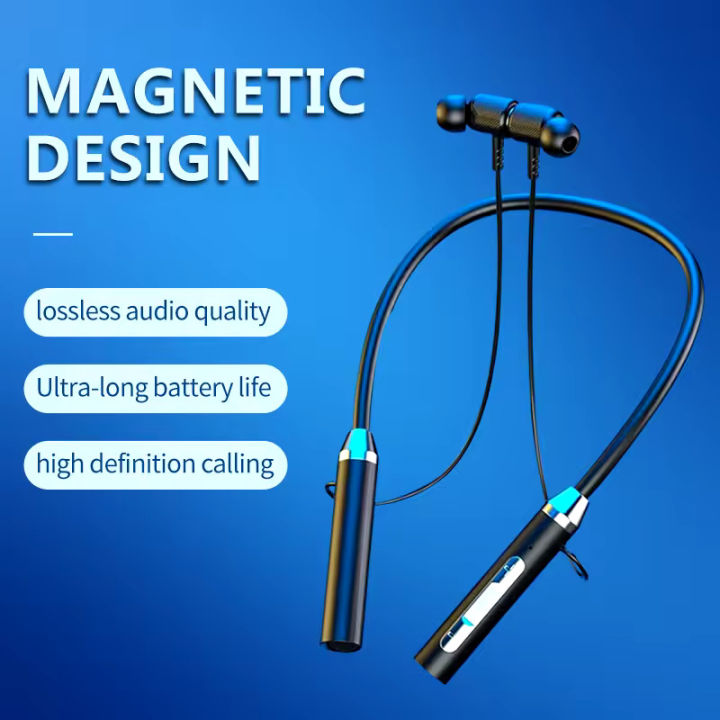 HM01 Wireless Neckband Magnet Gaming Headset BT 5.3 Earphone Wireless Headphone