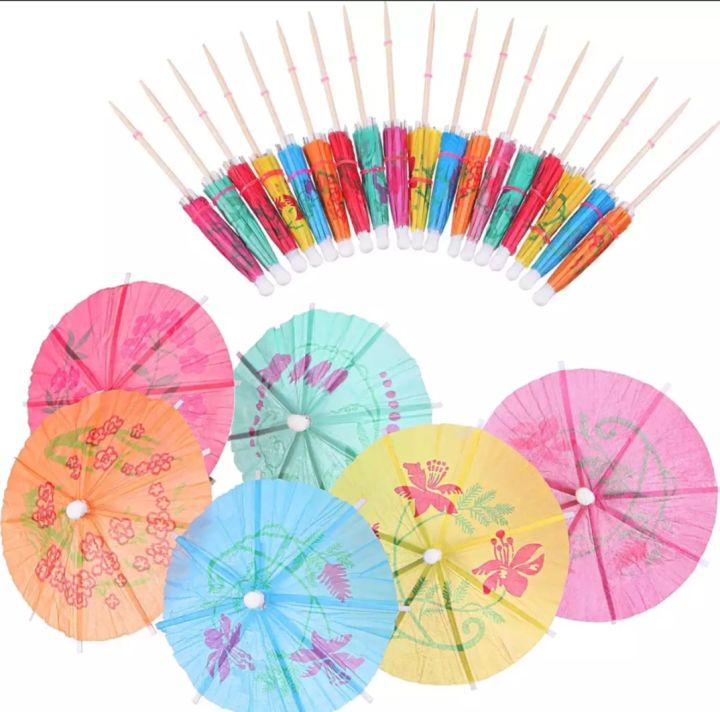 Cake%20umbrella-10/mini%20decoration%20umbrella/Juice%20glass%20Umbrella%20for%20using%20CAKE/JUICE%20DECORATION-10pc%20-%20Image%202