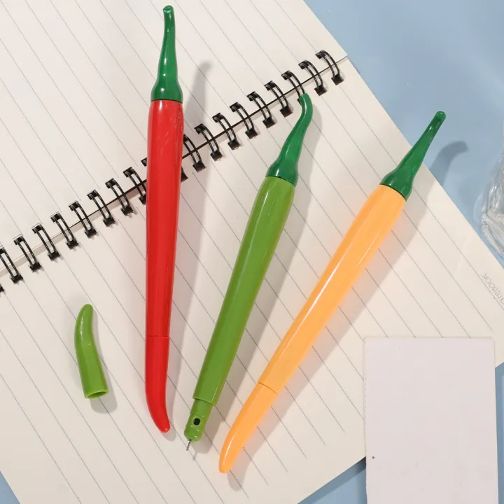 1/3/5pcs%20Random%20Creative%20Chili%20Neutral%20Pen%20Cute%20Cartoon%20Learning%20Stationery%20Design%20Office%20Supplies%20-%20Image%202