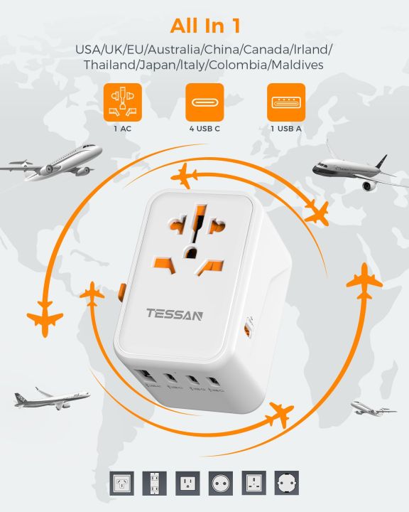 TESSAN%2065W%20GaN%20Universal%20Travel%20Adapter%20with%20USB%20Port%20Type%20C%20Fast%20Charging%20Worldwide%20Power%20Adapter%20EU/UK/USA/AUS%20Plug%20for%20Travel%20-%20Image%202