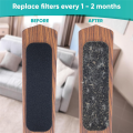 6Pcs Ceiling Fan Filters-High-Efficiency Activated Carbon Air Filters Universal Ceiling Fan Blades Filters Accessories. 