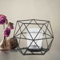 3D Geometric Wedding Geometric Candlestick Candle Tea Light Holder Gold for Home Decoration Accessories Supplies. 