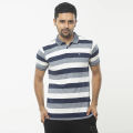 Mens Casual Half Sleeve Check Polo Shirt For Man.