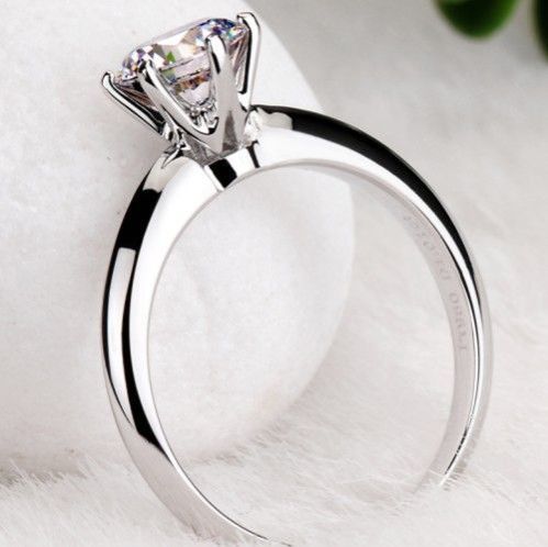 Solid%2014K%20White%20Gold%20Plated%20Natural%20Diamond%20Cut%20Wedding%20Engagement%20Promise%20Ring%20For%20Women%20Ring%20For%20Girls%20-%20Image%202