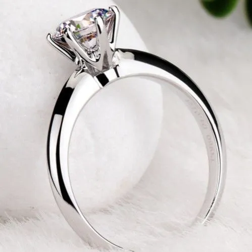 Solid%2014K%20White%20Gold%20Plated%20Natural%20Diamond%20Cut%20Wedding%20Engagement%20Promise%20Ring%20For%20Women%20Ring%20For%20Girls%20-%20Image%202