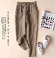 2022 Elegant Cotton Linen Pants Women Fashion Harajuku Lady Formal Pants Large Size S-5XL Famous Brand Linen Trousers Female. 