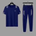 Only For Sport's Man Half Sleeves T-Shirt And Full Trouser Combo Sets. 