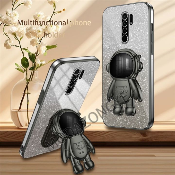 lthmy%20for%20Redmi%209%20case%20electroplating%20colorful%20luxury%20soft%20glitter%20TPU%20cell%20phone%20back%20cover%20phone%20case%20astronaut%20kickstand%20-%20Image%204