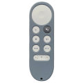 Soft Silicone Case For 2020 Google Chromecast 4k Snow Remote Protective Cover Shell Non-slip For Chromecast Smart TV Remote Eatop. 