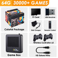 60000 Games Stick G11 Pro Video Game Box Console 2.4G Double System Wireless Controller 64G/128G/256G Portable Retro Game Box.