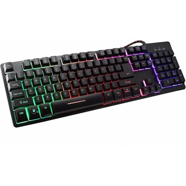 SUNTECH ST-800 LED Backlight Gaming Keyboard – USB Wired RGB Keyboard for PC & Laptop